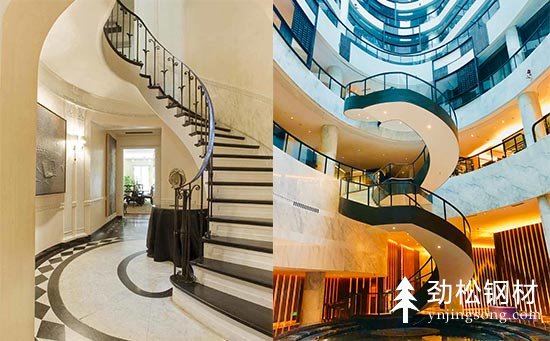 紅河弧形樓梯定制，鋼結(jié)構(gòu)弧形樓梯廠家