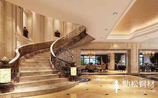 紅河弧形樓梯定制，鋼結(jié)構(gòu)弧形樓梯廠家